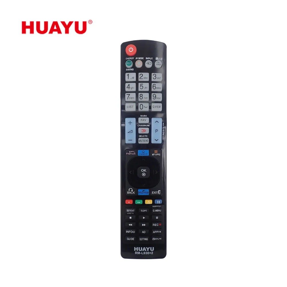 

RM-L930+2 HUAYU UNIVERSAL REPLACE FOR LG LCD LED TV REMOTE CONTROL, Black