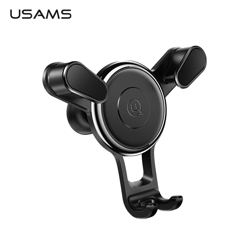 

USAMS 360 Degree Rotating support Car Phone Holder Air Vent Gravity Bracket 4 to 6 inch Mini ABS PC Car Mount Mobile Phone Stand