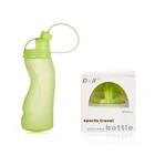 Hot sell on Amazon silicone collapsible bottle, travling water bottle ,silicone foldable water bottle