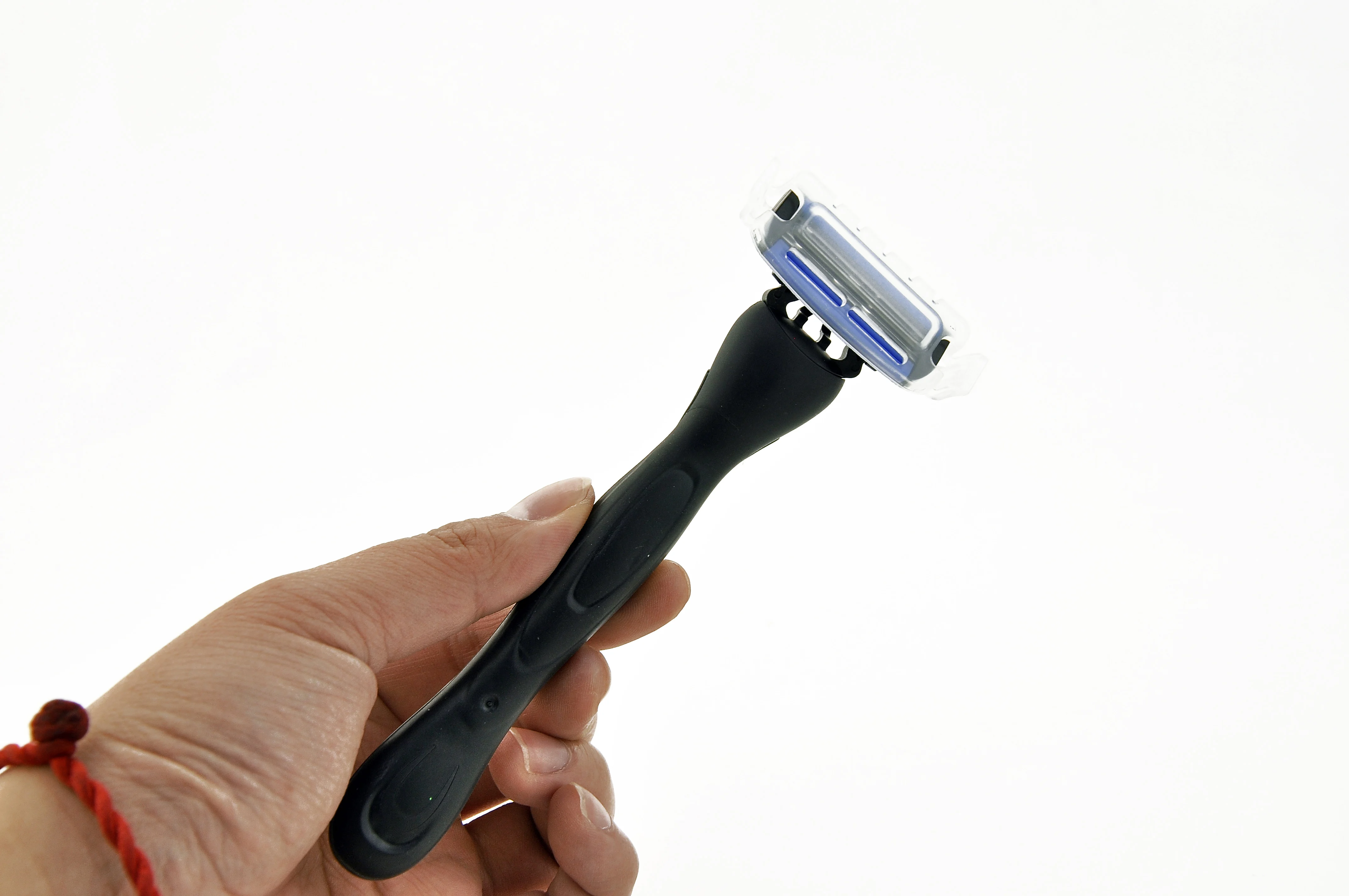 Oumosafety Razor Removable Fivelayer Blade Metal Handle Mens Razor