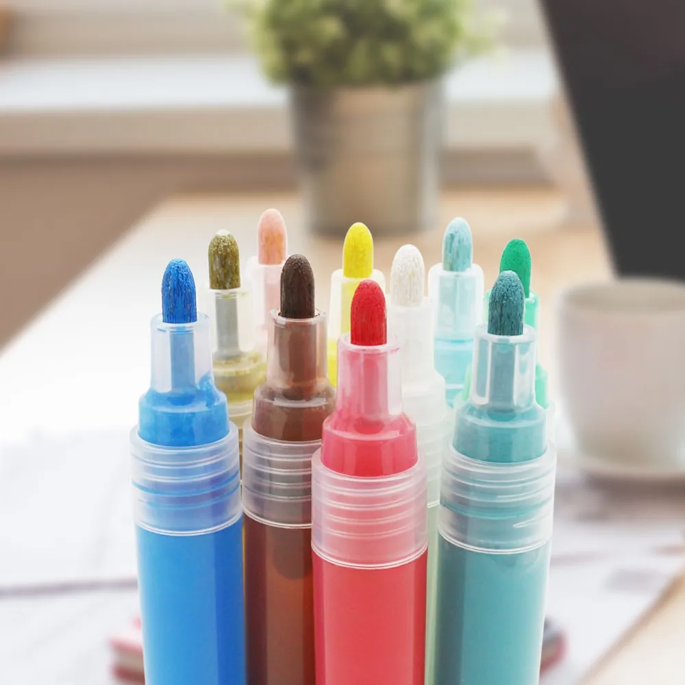Acrylic Paint Marker,Permanent Water Based,Great For Rock,Wood,Fabric