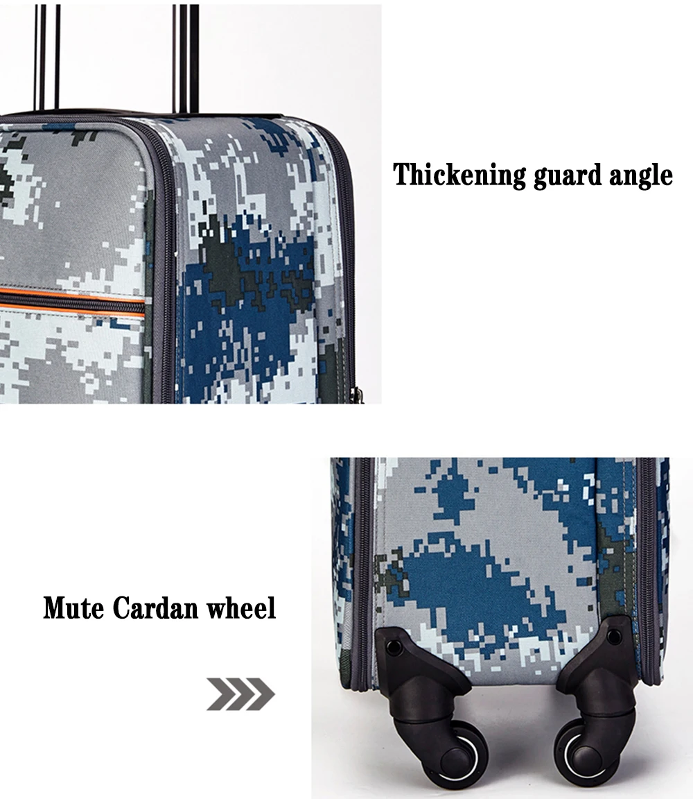 Luggage Case With Folding Chair Luggage Travel Bags Suitcase Trolley