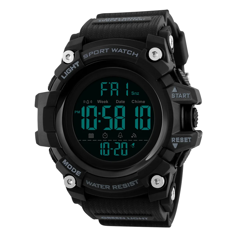 

Skmei Men's Digital Sports Watch Waterproof Military Stopwatch 1384, Camouflage