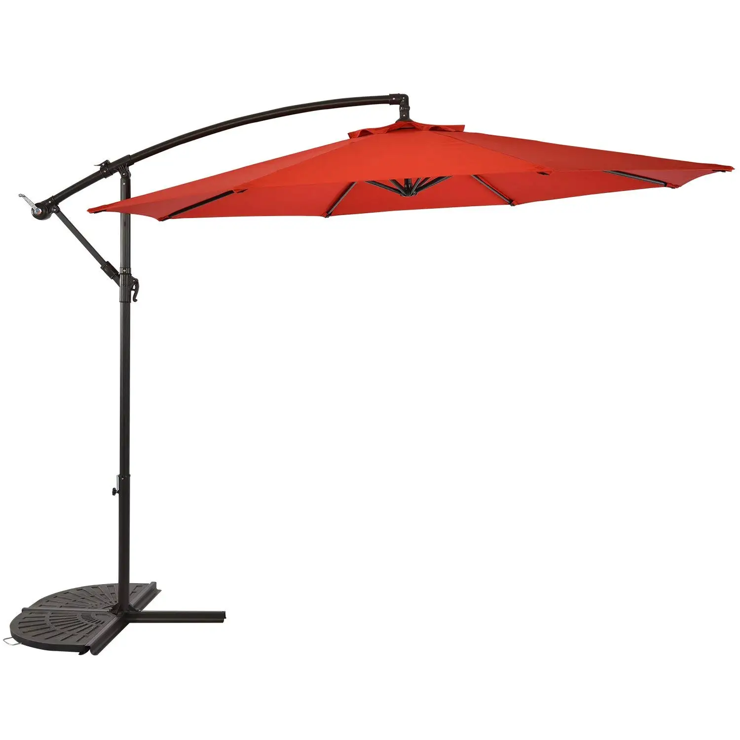 Extra Large Deck Umbrella Find Get Quotations Sunlono 10 Ft Offset Cantilever Umbrella Hanging Outdoor Market Patio For Deck Garden