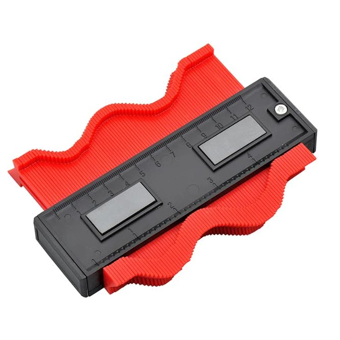 
Amazon Hot Sale Free Sample 5 inch Custom Plastic Shape Duplicator Contour Gauge 