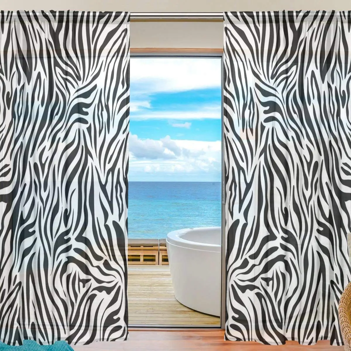 Cheap Zebra Print Sheer Curtains Find Zebra Print Sheer Curtains Deals On Line At Alibaba Com