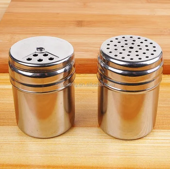 Kitchen Supplies Seasoning Pot Stainless Steel Spice Container