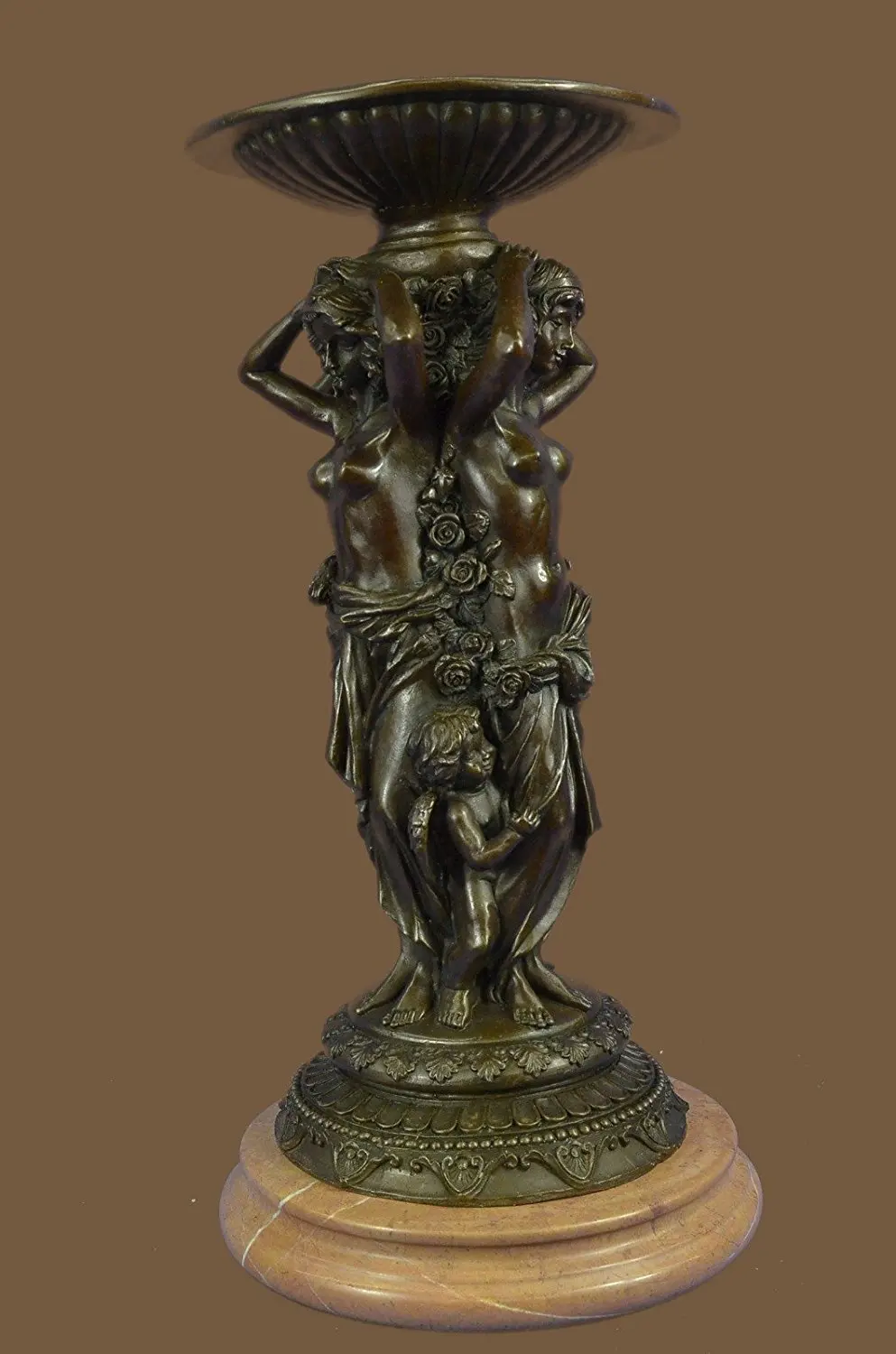 Buy Handmadeeuropean Bronze Sculpture Large Of 3 Graces By Canova 4559