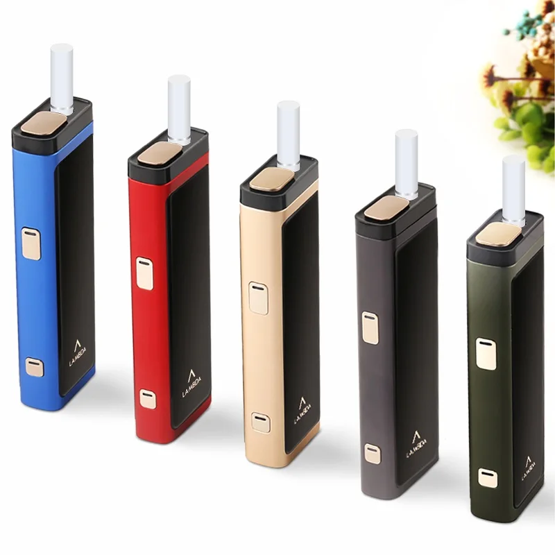 

2019 New Heat Not Burn Tobacco Heating Device LAMBDA T3 for Sticks Dry Herb Kits Electronic Cigarette Original Manufacturer, Black;red;blue;golden;army green