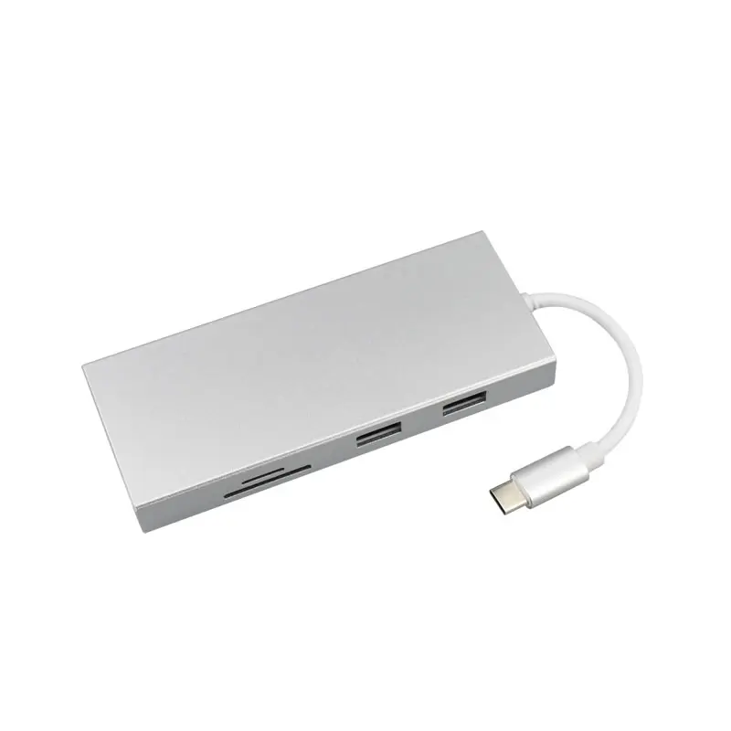 

Newest Type C to usb 3.0 hub*3 and hdmi hub and dc hub and card reader, Silver/gold/customized