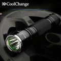 CoolChange 1000 Lumens Bicycle Holder Bike T6 LED Flashlight Torch Clip Mount Bicycle Front Bracket Flashlight
