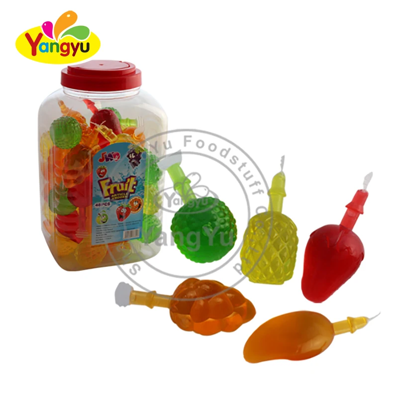Jar Packing Fruit Shape Mix Fruit Flavour Jelly Candy Buy Jelly