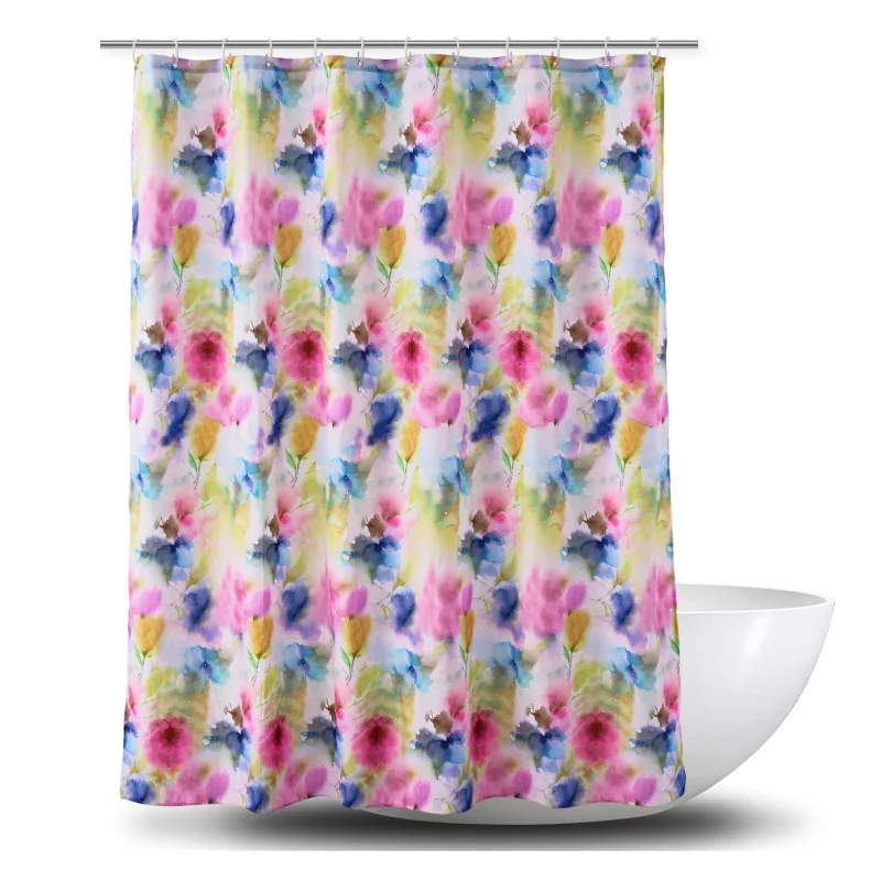 

Wholesale Custom Printed Polyester Shower Curtain,Bath Curtain