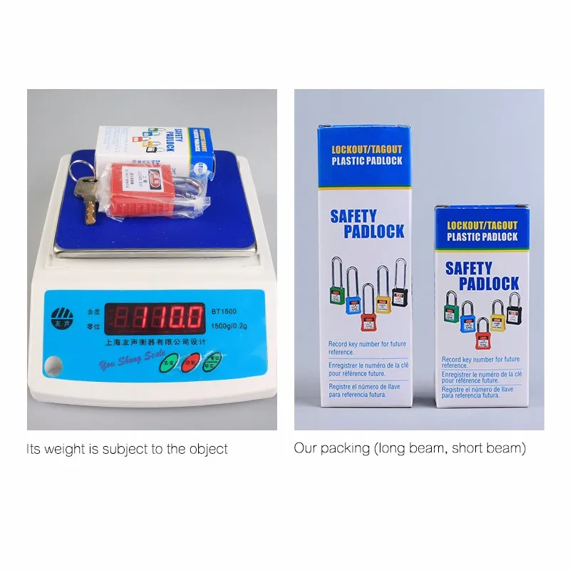 Popular Mini 25mm Short Steel Shackle Safety Lockout Padlocks Keyed Alike