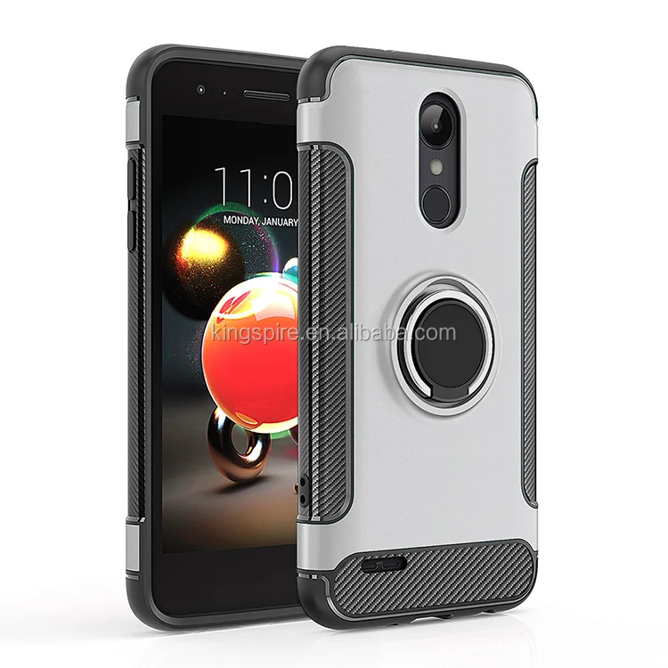 

KingSpire New Design Finger Ring Kickstand Carbon Fiber Phone Case for J530 360