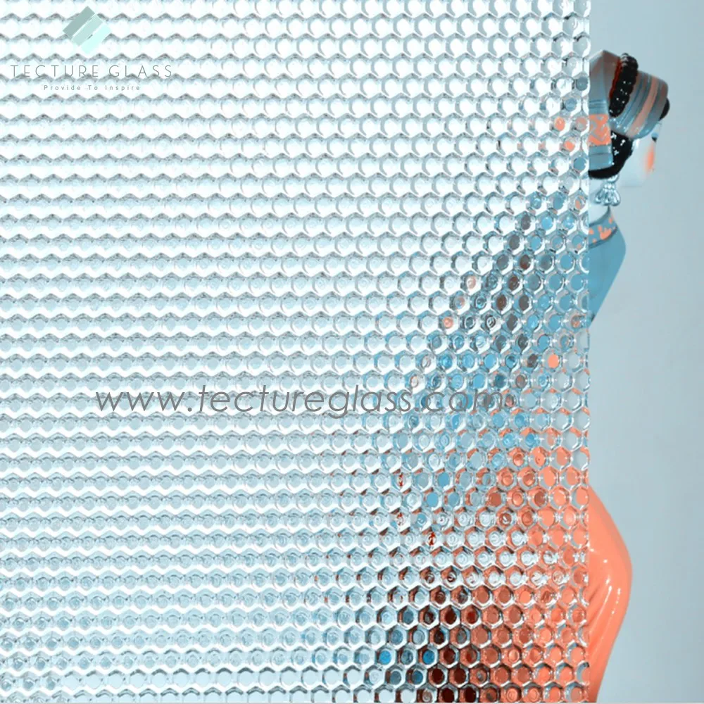 Tecture 8mm Translucent Pattern Textured Glass Tempered For