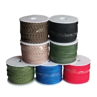 

YOUGLE 50Meters / 164 Feet 2mm Micro Paracord Parachute Cord 3 Strand Fishing Line Tent Guyline Wind Rope