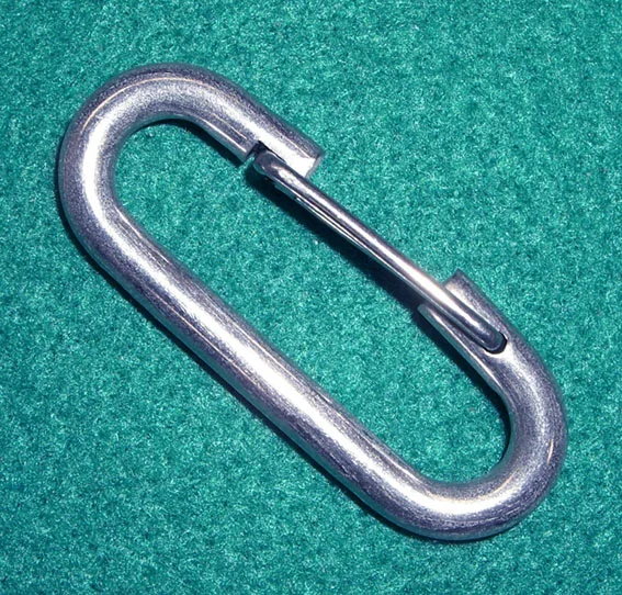
Stainless steel swivel carabiner screw eye screw eye hooks 