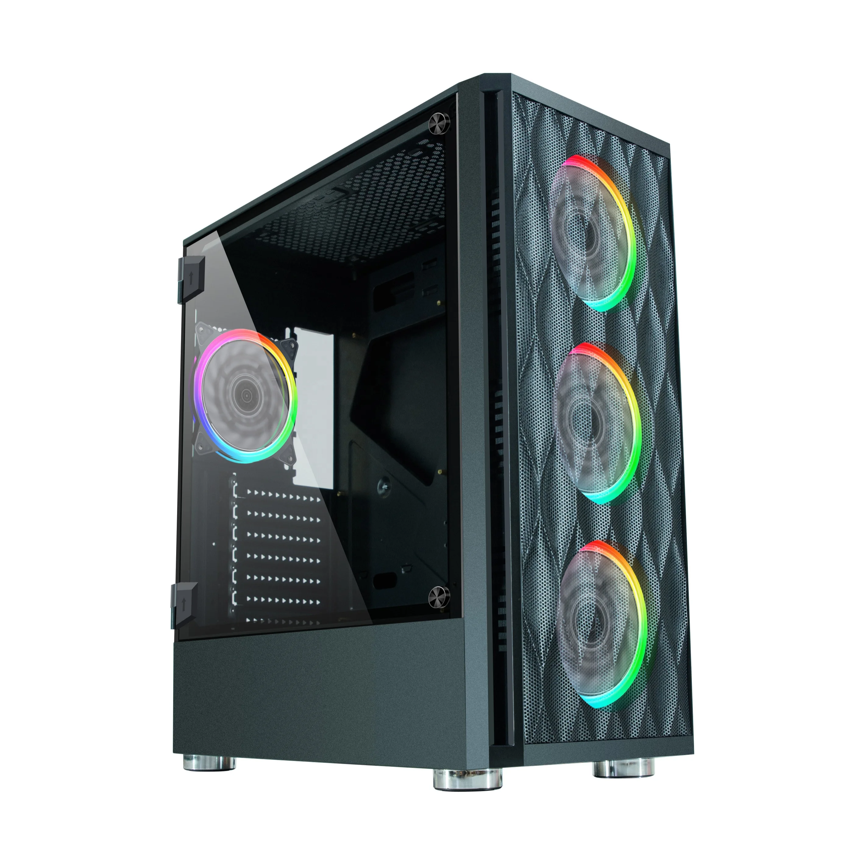 Китайский пк. Компьютерный корпус 3q Coolzer Black. EATX Case 14cm Fan. Сетка для корпуса.