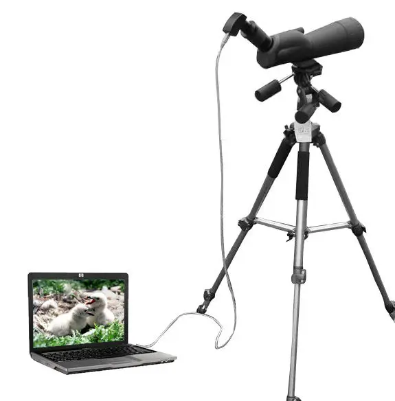 F350d Usb Digital Spotting Scope Camera Equipped With Matching Lens And