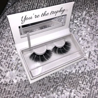 

Luxury Eyelash Box Material and Luxury Magnetic Box/ Eyelash UV white custom package with mirror and hot stamping logo