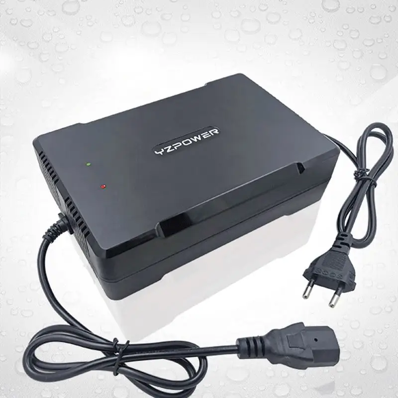 

YZPOWER Portable Waterproof 33.6V 10A Lithium Electric Scooter Battery Charger, Black battery charger