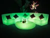 Outdoor LED rechargeablelightscoffee table glowing table for party