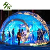 Metal Frame Dome Projection / Cheap Small Geodesic Dome House for Outdoor Events