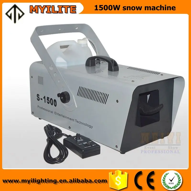 1500w snow machine Dmx snow making machine, artificial snow maker