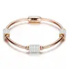 Stainless Charm Bracelet High Polish Jewelry Modern Bracelet