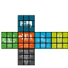 5.5cm For promotional 3 Steps Custom Rubic Cube