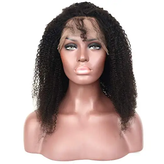 

150% density Mongolian Afro Kinky Curly cuticle aligned raw virgin hair Lace Wig