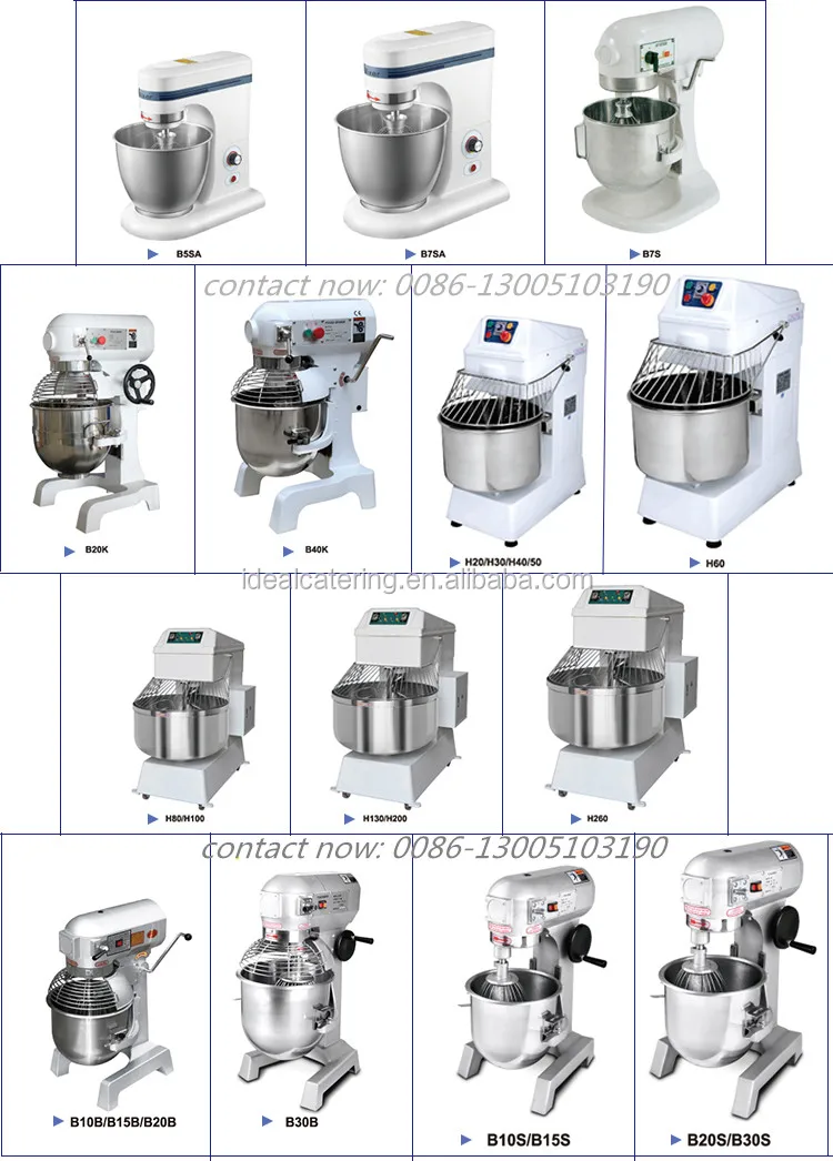 Commercial Kitchen 30l Dough Mixer Mixer Bakery Cake Food