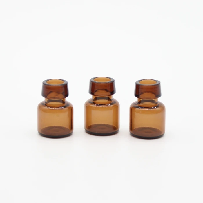 Special 1ml 2ml Amber Screw Thread Manufacturer of Empty Vial Crimp Cap Printing Custom Small Pharmaceutical Glass Vial for Sale