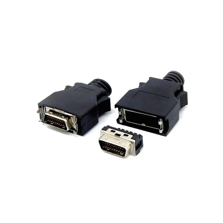 Hpdb 20 Pin Scsi Db 20 Pin Male Cable Connector With Latch Clip Buy