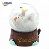 Factory wholesale OEM communion gift items handmade resin water globe funny sloth snow globe for office company