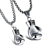 

Simply Fashion Ready Stocks Wholesale Boxing Glove Men Necklace Stainless Steel