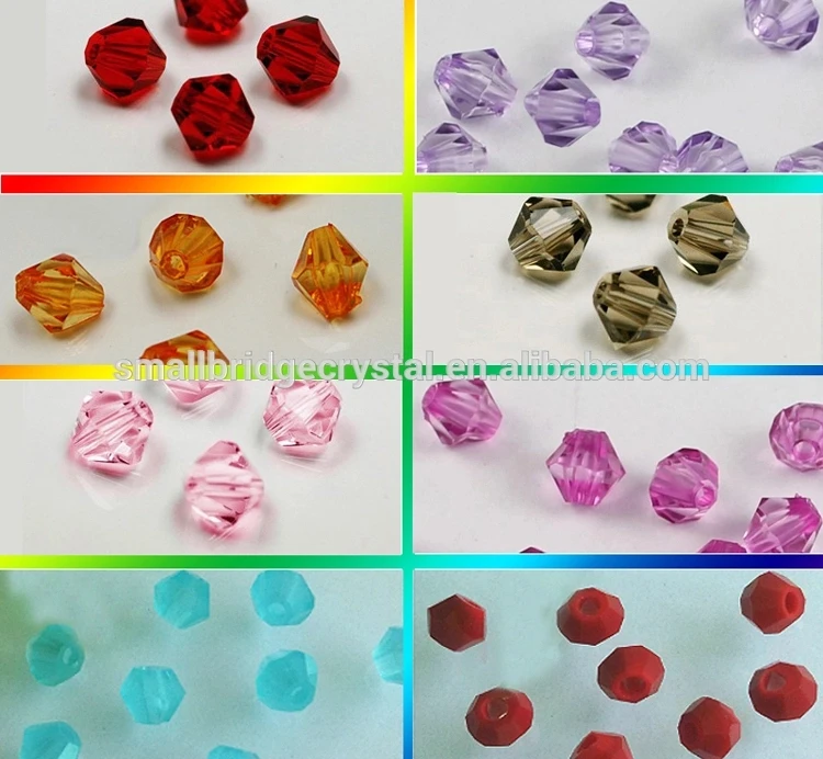 Cheap wholesale China Pujiang faceted crystal beads jewelry details