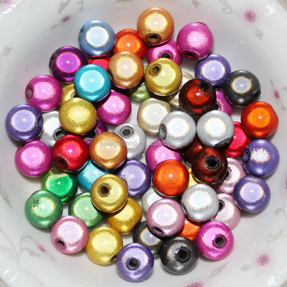 Wholesale 4-20MM Acrylic Plastic 3D Illusion Miracle Magic Beads Spacer Japanese Miracle Chunky Beads