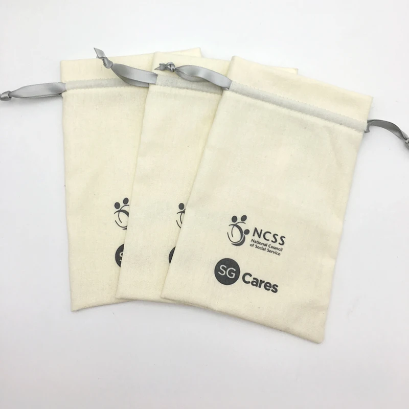 Wholesale Cotton Linen Calico Mini Drawstring Coffee Bags Buy Mini
