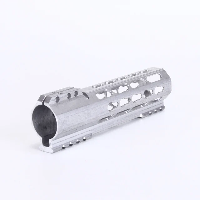 
AR15 RAW KEYMOD Free Floating Handguard Quad rail mount Barrel Nut 7' 10