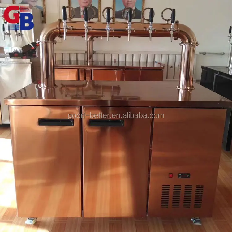 Gb103046 Stainless Steel Beer Keg Fridge Can Holding 6pcs 1/6 Slim Keg Buy Beer Keg Fridge