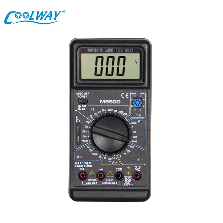 Popular Low Price Better Digital Multimeter in High Quality AC/DC LCD Digital Multimeter 750/1000V Voltmeter Ammeter Ohm Tester