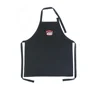 Black Embroidery Three Pockets Organic Cotton Aprons with adjustable Neck Tie