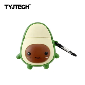 Cute Avocado Stereo AirPod Case Cover Hook