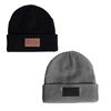 Wholesale cheap Colorful 100% Acrylic Custom Logo Ladies Men Applique cuff beanie company non-woven mop cap winter hat