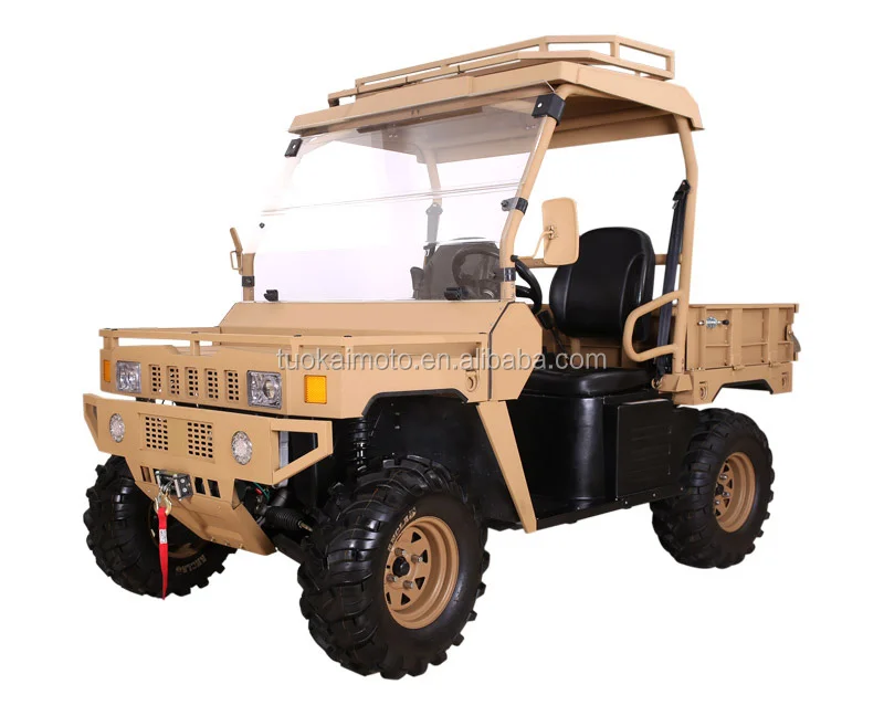 Cvt Farm Atv Off Road Use 600cc 4x4 Utv With Hard Roof And Windshield