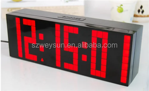 Big Led Digitale Wekker Backlight Countdown Slaapkamer Klokken ... Big Led Digitale Wekker Backlight Countdown Slaapkamer Klokken ...