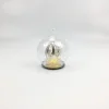 2019 New arrival Wholesale clear glass christmas silver Nativity ball for christmas