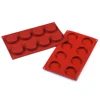 silicone muffin cake pans mold round baking tool